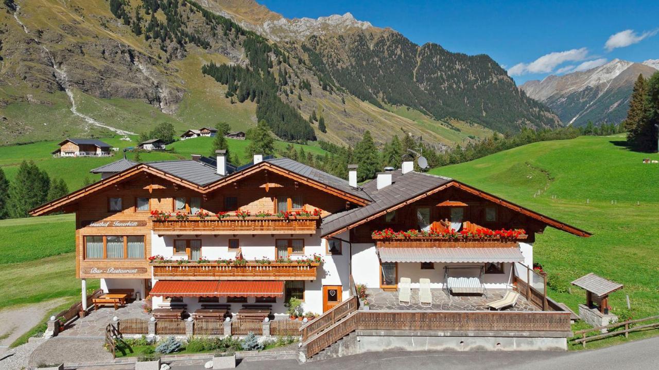 Gasthof Pension Innerhutt Pfelders Bagian luar foto